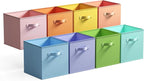 GRANNY SAYS 13 Inch Cube Storage Bins, Colorful Cube Storage Organizer, Fabric Storage Bins, Storage Cubes for Shelves, Close
