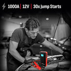 Schumacher Electric 1000 Peak Amp 12V Portable Lithium Car Battery Jump Starter & Power Pack - Lithium Ion Jump Box - with