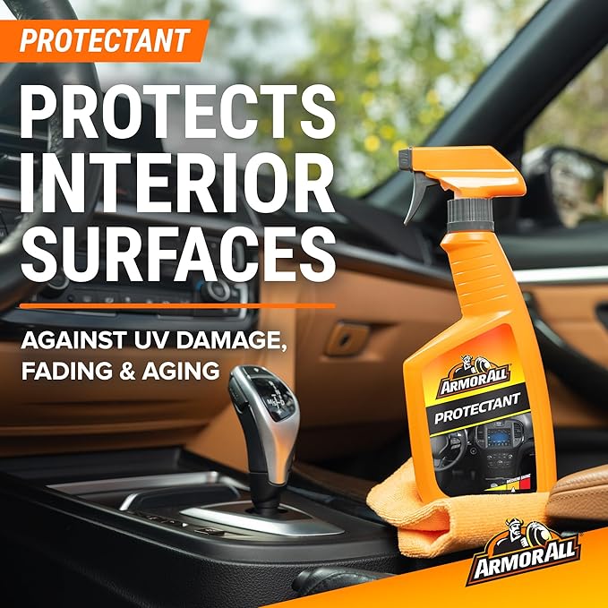 Armor All Premier Car Care Kit, Includes Car Wax & Wash Kit, Glass Cleaner, Car Air Freshener, Tire & Wheel Cleaner (8 Piece 