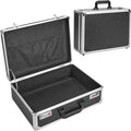 LOCKCURX File Organizer Storage Box - 16.9 x 12.2 x 6.3 Inch Large, Portable Locking Storage Totes with Dual Combination Lock