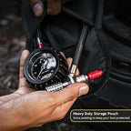 JACO Lightning RX4 Tire Deflator with Gauge | Rapid Quick-Connect Off Road 4x4 Air Down Tool