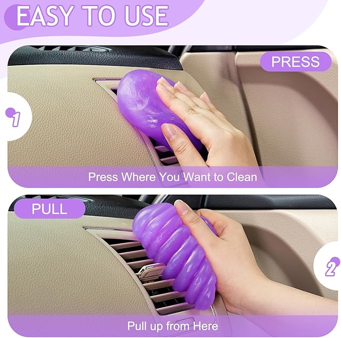 Car Cleaning Gel for Car Cleaning Putty Car Putty Car Interior Cleaner Auto Detail Tools Car Cleaning Slime Car Accessories W
