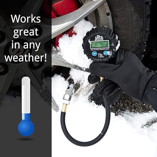 JACO Superior Products ElitePro Digital Tire Pressure Gauge - Professional Accuracy - 200 PSI