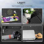 LASFIT Cargo Mat for Toyota Highlander 2026-2020, All Weather TPE Custom Fit Cargo Liner for Highlander Accessories, 2025 Highlander Trunk&Backrest Mats(Fit Without Subwoofer, Fit 7&8 Seats)