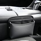 Car Seat Side Storage Pocket, PU Leather Car Console Organizer Pocket, Multifunctional Console Side Organizer Bag Suitable for Storing Mobile Phones Keys and Wallets