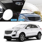 TINGLU Sun Shade for Cadillac XT5 2017-2025 2026Accessories Windshield Sun Shade Window Shade UV Rays Protection Sun Visor Cover with Steering Wheel Sunshade Storage Bag