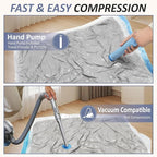 Cozy Essential Vacuum Storage Bags, 80% Compression Vacuum Seal Space Saver Plastic Packaging Bags for Clothes, Blankets, Pil