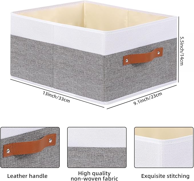 Clothing Storage Bins, Clothes Boxes with Handles, Underbed Storage Box With Sturdy Structure, Baskets for Organizing