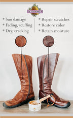 Skidmore’s Leather Cream: All-Natural, Non-Toxic Leather Conditioner - Made in USA Since 1984. Water Repellent Formula Restor
