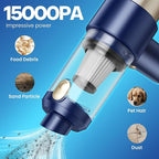 Car Vacuum Handheld Vacuum Cleaner, 15000PA Suction, Mini Vacuums with Air Duster and Blower, Portable Hand Held Vacuum for C