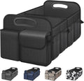 Femuar Car Trunk Organizer with Large Capacity Waterproof Car Accessories for Women & Men, Collapsible Trunk Organizer for Suv