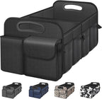 Femuar Car Trunk Organizer with Large Capacity Waterproof Car Accessories for Women & Men, Collapsible Trunk Organizer for Suv