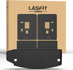 LASFIT Trunk Mat for Dodge Durango 2011-2026, Fit 2nd Row Bench Seating(7seats) & 2nd Row Bucket Seating 6seats, Not for 5 Seats, All Weather TPE Custom Fit Car Mat Cargo Liner, Black