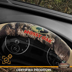 Mossy Oak Full Camo Steering Wheel Cover - Made from Premium Leather, Universal Fit for 14 1/2 to 15 inches - Official Licens