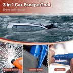 CARFIB Car Window Breaker Tool Keychain Seatbelt Cutter Emergency Escape Tools with Whistle Break Glass Seat Belt Cutters Res
