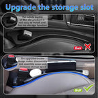 【Compatible with Honda Civic】Seat Gap Filler,No Drop Seat Guard Compatible with Honda Civic,Car Seat Side Gap Filler Organizer,Drop Seat Guards for Cars(2Pcs),Emergency Keychain Car Escape Tool(2Pcs)