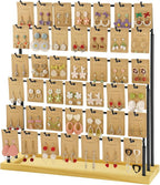 Jewelry Display for Vendors,6 Tiers 42 Hooks Earring Rack Display Holder Stand, Earring Organizer Holder for Necklaces Rings 
