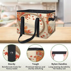 Reusable Grocery Bag, Foldable Large Shopping Tote Bag for Groceries Kitchen Picnic Car Trunk