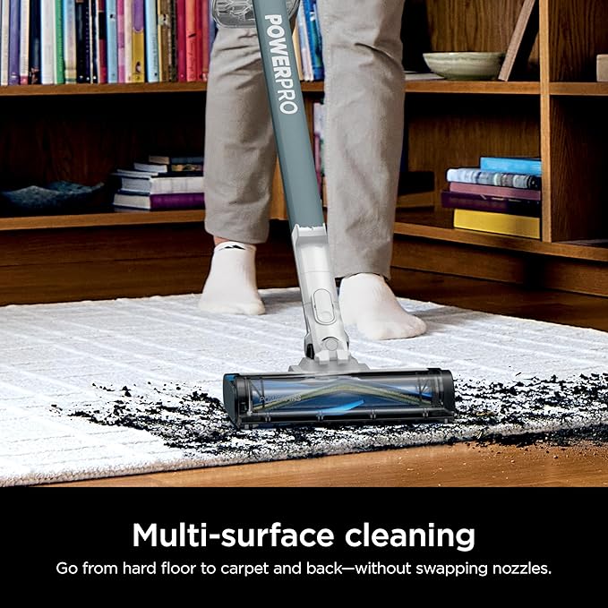 Shark PowerPro Plus Cordless Stick Vacuum, Lightweight, Rechargeable, FloorDetect Technology, HEPA Filter, Up to 50-Minute Ru