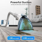 Carpet Cleaner Machine Upholstery - 450W Shampooer Portable for Couch Rug Sofa Car Seat Furniture Fabric Wet Vacuum Spot Hand