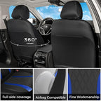 FLORICH Seat Covers, Car Seat Covers Full Set, Waterproof Leather Car Seat Protector, Front and Rear Seat Covers for Cars, Au