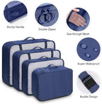 Mossio 9 Set Packing Cubes with Shoe Bag & Electronics Bag - Luggage Organizers Suitcase Travel Accessories