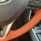 MEWANT Hand Sewn Steering Wheel Cover for Toyota Camry 2018-2019/Toyota Avalon 2019/Toyota Corolla 2019-2020/Toyota RAV4 2019 Steering Wheel Accessories