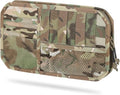 Car Sun Visor Organizer, Tactical Sunvisor Organizers Storage Covers for Trucks, Molle Panel with Pockets Zipper Visor Storage Pouch Accessories, Fits Most Vehicles, SUVs & Jeeps (MC)