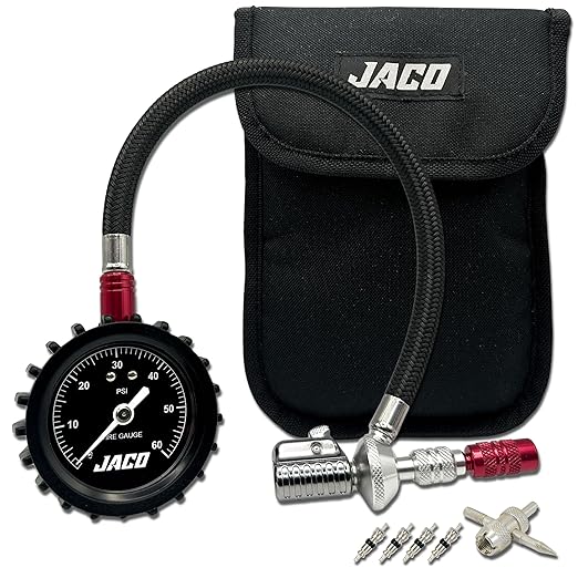 JACO Lightning RX4 Tire Deflator with Gauge | Rapid Quick-Connect Off Road 4x4 Air Down Tool