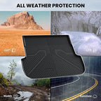 LASFIT Cargo Mat for Subaru Outback 2020-2025, All Weather TPE Custom Fit Easy Clean Durable No-Curling Trunk Mat for Outback 2025 2024 2023 2022 2021 2020 Trunk Liner, Black