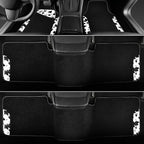 CAR PASS Waterproof Universal 3 Row Car Floor Mats, Cow Print Car Mats Fit for SUV,Vans,sedans, Trucks,Set of 3 Row Vehicles 