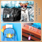 Kigeli 200 Pcs Luggage Tags Bulk, Suitcases Backpack Baggage Name Tags with ID Card for Travel Wedding Back to School