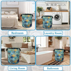 Moroccan Mosaic Laundry Basket Collapsible Laundry Hamper, Oxford Cloth Storage Bin for Room/Bathroom/Bedroom/Dormitories 16"