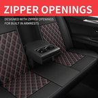 Car Seat Covers Full Set, Breathable and Waterproof Napa Leather Car Seat Cover, Interior Universal Fit for Cars, Sedans, SUV