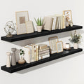 Fun Memories 66 Inch Fireplace Mantel Shelf with Invisible Bracket, 8 Inch Deep Floating Shelf for Living Room, Kitchen, Farm