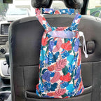 Waterproof Car Trash Bag Reusable Portable Garbage Can with Drawstring Top Adjustable Hanging Strap Leakproof & Washable for Cars SUVs & Trucks