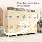 Portable Wardrobe Closet For Hanging Clothes, Installation-free Wardrobe, One-piece Folding Design,closet Organizer System,wa