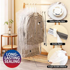 Hanging Vacuum Storage Bags, 4 Pack Hanging Storage Bags for Clothes With Electric Pump, Vacuum Sealed for Suits, Dress, Jack