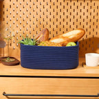 MiniArk Small Storage Baskets for Organizing | Closet Organizer Bins | Shelf Toy Basket | Woven Rope Baskets | Cube Decorativ