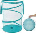 Seiritex Mesh Popup Laundry Hamper 115L Collapsible Laundry Basket No Lid Extra Large Capacity Foldable Clothing Storage Bask