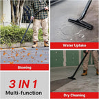 Shop-Vac 8 Gallon 4.0 HP Wet/Dry Vacuum with Blower Function, Stainless Steel Tank, Portable Shop Vacuum with Wheels, Include