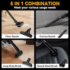 Cordless Vacuum for Dewalt 20V Battery, 5 in 1 Handheld Electric Vacuum Cleaner with 500W Powerful Motor, 46 CFM Portable Han
