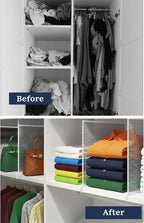 Nexu 6-Pack Metal Mesh Shelf Dividers for Closet Organization, Ultra-Stable Under-Shelf Hook Design, Matte Non-Slip Heavy Dut