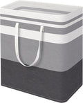 HomeHacks Large Laundry Basket, Waterproof, Freestanding Laundry Hamper, Collapsible Tall Clothes Hamper with Extended Handle