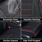 Coverado Seat Covers, Car Seat Covers Front Seats, Car Seat Cover, Car Seat Protector Waterproof, Car Seat Cushion Nappa Leat