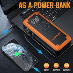 Jump Starter with Air Compressor, Acmount 5000A Car Battery Jump Starter with 150PSI Tire Inflator for Up to 9.0 Gas/8.0L