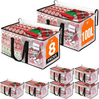 RoomHacks Clear Heavy Duty Extra Large Moving Bags, Reinforced Handle and Double Zipper Storage Bags, Packing Bags Alternativ