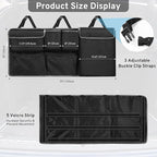 XHRING Car Trunk Organizer Storage Backseat Hanging Organizer Bag for Ford Bronco/Bronco Sport Escape Explorer Edge