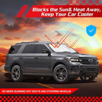 ARISMOTOR Windshield Sun Shade for Ford Expedition 2018-2025, Custom Fit Foldable Front Window Sunshade Sun Visor Protector, Block UV Rays Keep Your Car Cooler