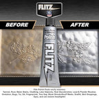 Flitz Metal Polish Paste - 5.29oz USA-Made Polish for Solid Chrome, Stainless Steel, & Aluminum - Non-Abrasive for Light Oxidation - Requires Manual Buffing - Not for Plated/Coated Surfaces (1 Pack)